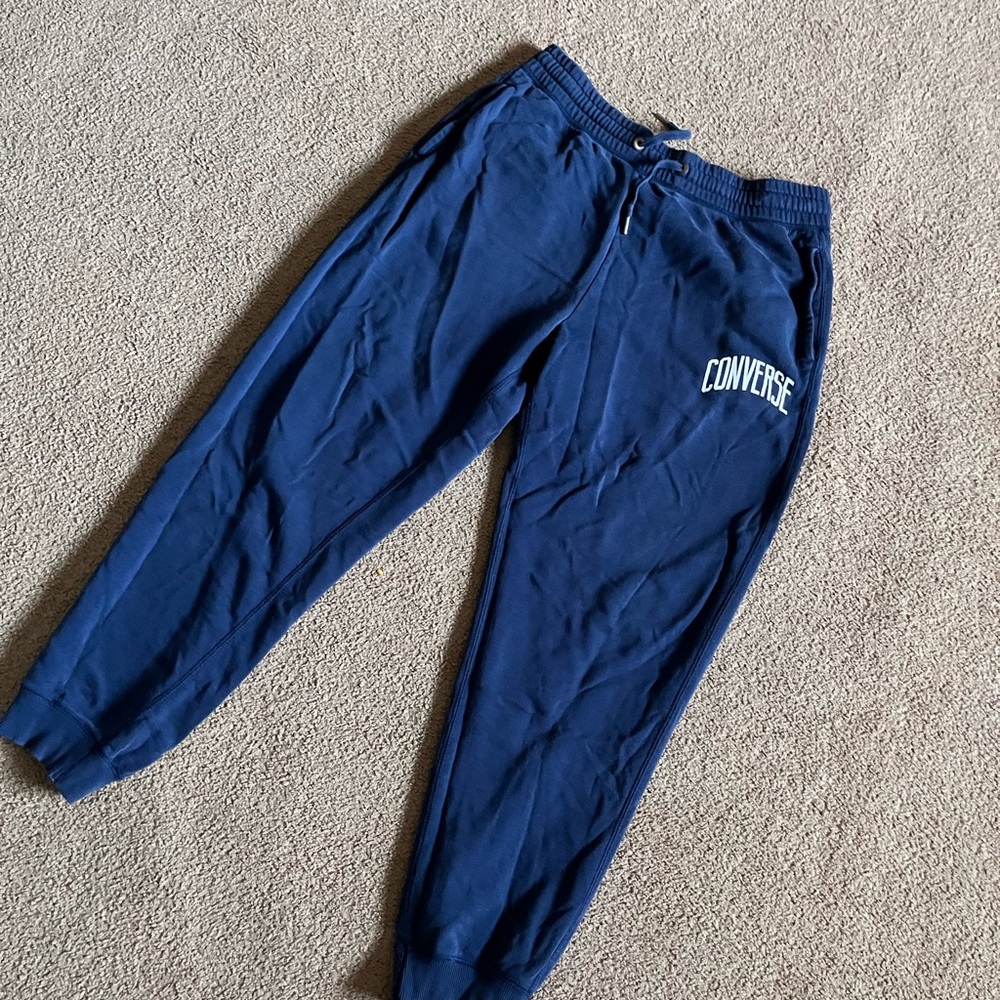 Converse Navy Jogger Sweatpants